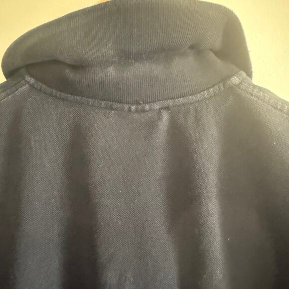 Lacoste Black Polo Shirt Men’s Size 5 Medium Classic Fit Crocodile Logo Preppy - Picture 8 of 10